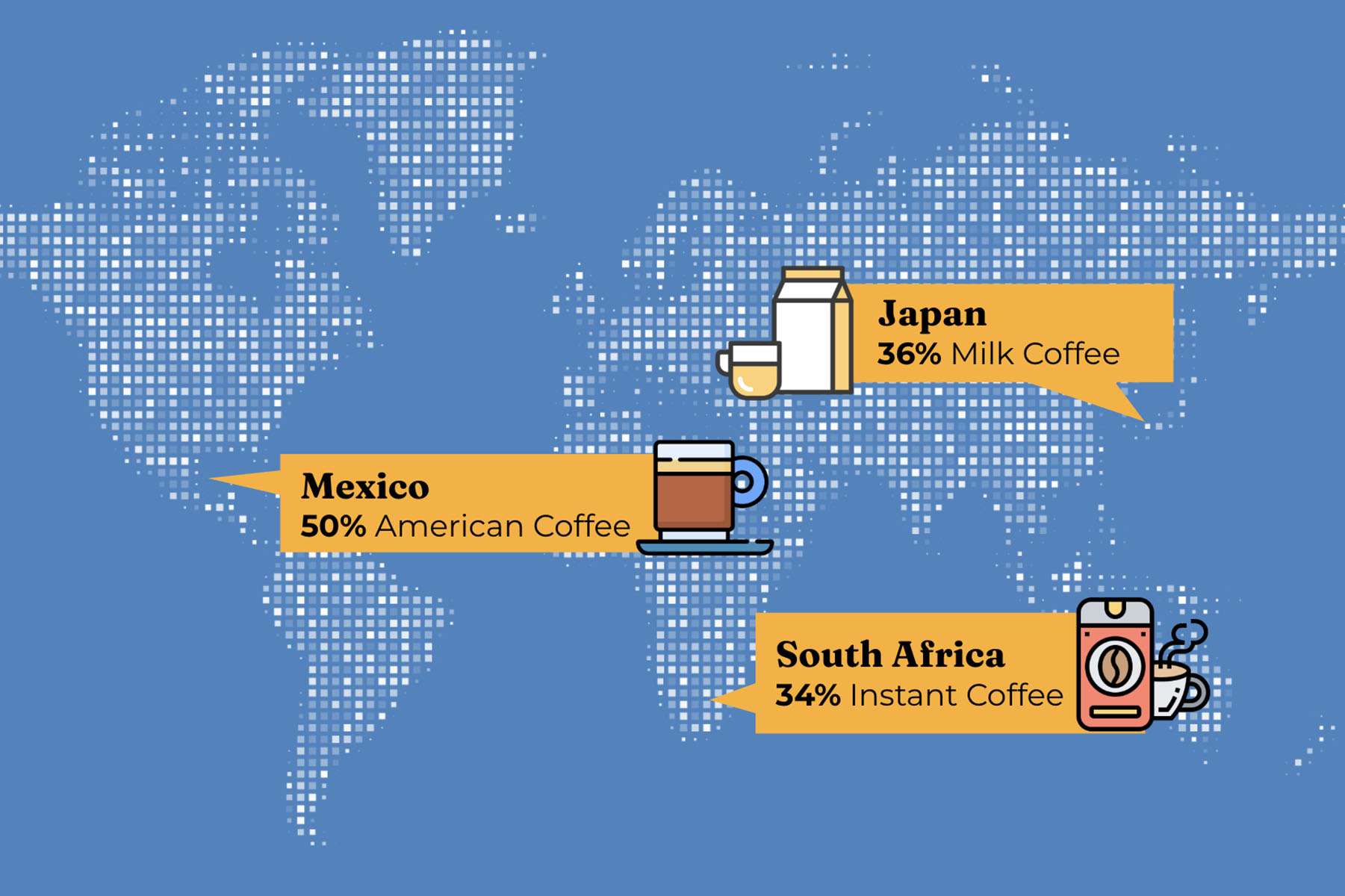 Map with taste data of countries - Vinhood
